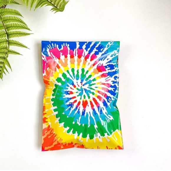 50 6X9 Poly Mailers Tie Dye Flat Shipping Envelopes PRICE IS FIRM - Picture 5 of 6